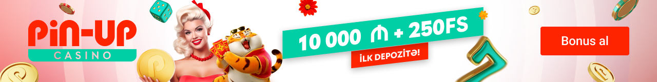 Pin Up Casino — 10.000 AZN + 250 FS bonus